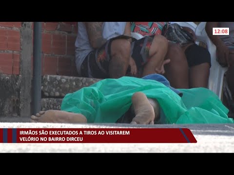 Irmãos são executados a tiros nas imediações de um velório na zona sudeste de Teresina 28 04 20