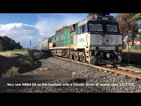 Very rare NR84 SS on the overland with a friendly driver at anakie road