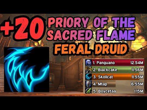 Priory of the Sacred Flame +20 | Feral Druid | TWW Season 3