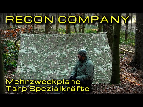 Mehr als nur eine Dackelgarage: Die RECON MEHRZWECKPLANE / TARP SPEZIALKRÄFTE