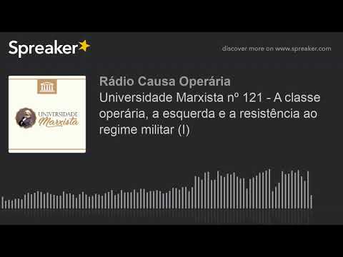 Universidade Marxista nº 121 - A classe operária, a esquerda e a resistência ao regime militar (I)