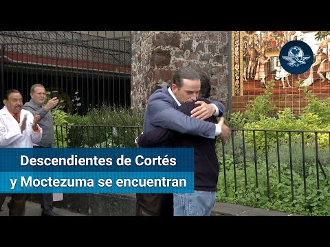 Descendientes de Hernán Cortés y Moctezuma se encuentran