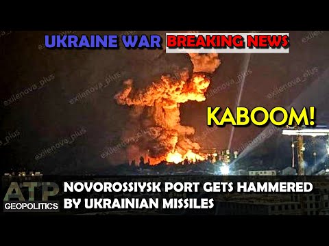 BREAKING: Russian Novorossiysk Port Hammered by Ukrainian Missiles