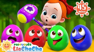 Ovos Surpresa, Crac Crac Crac | Compilação | LiaChaCha  - Música Infantil & Canção Infantil