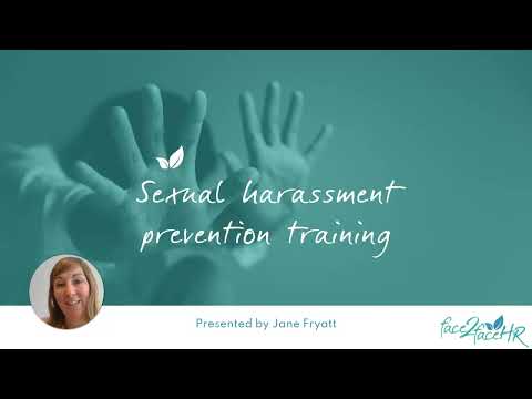 Sexual Harassment Prevention Training