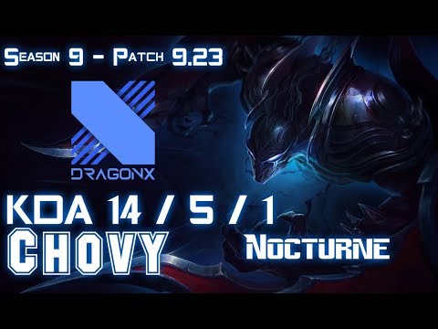DRX Chovy NOCTURNE vs RYZE Mid - Patch 9.23 KR Ranked
