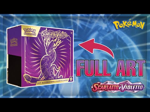 APRO IL NUOVO SET ALLENATORE FUORICLASSE MIRAIDON POKEMON SCARLATTO E VIOLETTO