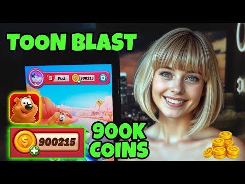 Toon Blast Hack 2025 ✅ How to Get 900K Unlimited FREE Coins in Toon Blast (iOS & Android)