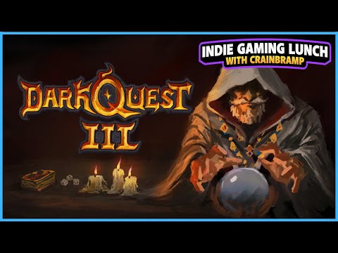 Tactical Dungeon Crawler Roguelike & Deckbuilder | Dark Quest 3 | Indie Gaming Lunch 4K60 Ultra