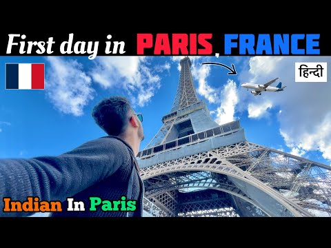CAN’T BELIEVE HOW HUGE IS EIFFEL TOWER 😱 | SOLO INDIAN IN PARIS 🇫🇷 |  TRAVELLING EUROPE IN BUDGET