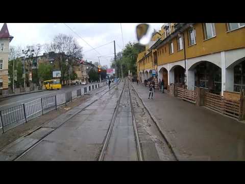 Lviv | tram 3 | cab view