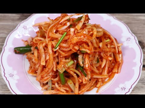 무생채 만드는법 가을무로 이맘때가 최고로 맛있습니다