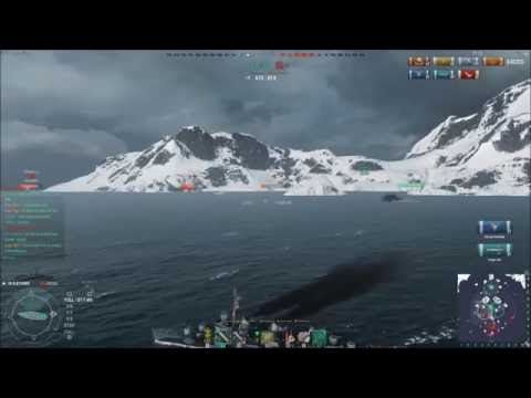 World of Warships: never give up never surrender,  fletcher 3400 exp