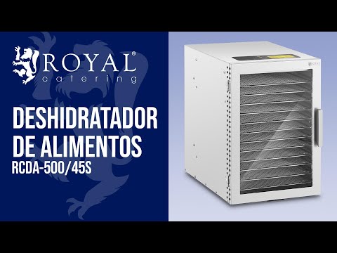 vídeo - Deshidratador de alimentos - 800 W - 12 bandejas