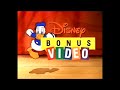 Disney Bonus Video Svensk Reklam VHS