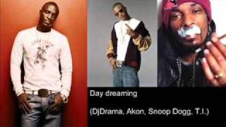 DJ DRAMA &amp; AKON, SNOOP DOGG, T.I. - Day Dreaming (Audio + LINK)