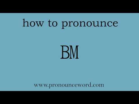 how to pronounce the english word  BM.amazing resource.learn from me.