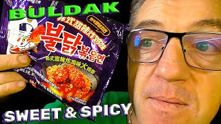 #buldaknoodles от компании SAMYANG Новинка Бульдак Самянг SWEET & SPICY - сладенький и пряно острый. Великая редкость это выпуск Бульдаком новой версии лапши быстрого приготовления и Самянг  сделали нам новую лапшу SWEET & SPICY