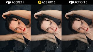 DJI Osmo Pocket 4 VS Insta360 Ace Pro 2 VS DJI Osmo Action 6 | Camera Test 