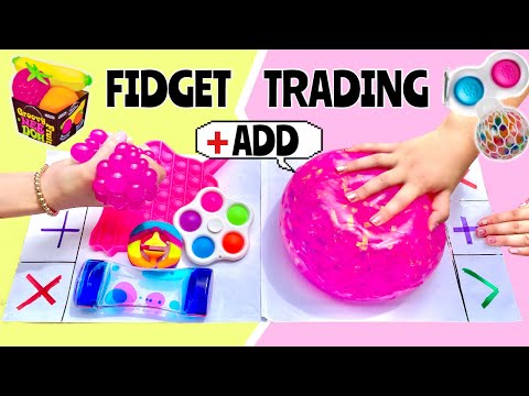 FIDGET-TRADING MIT MEINER SCHWESTER + Fidget-Glücksspiel! *Intensiver Fidget-Spielzeug-Trading* 😬❌✅