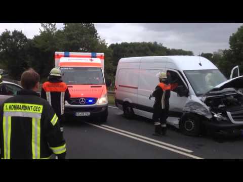 Verkehrsunfall B286 bei Gerolzhofen