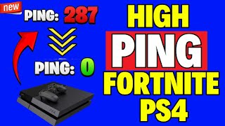 How to Fix High Ping on Fortnite PS4