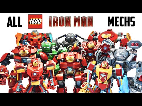 All LEGO Iron Man Mechs Comparison (2015-2023) Playscale versions