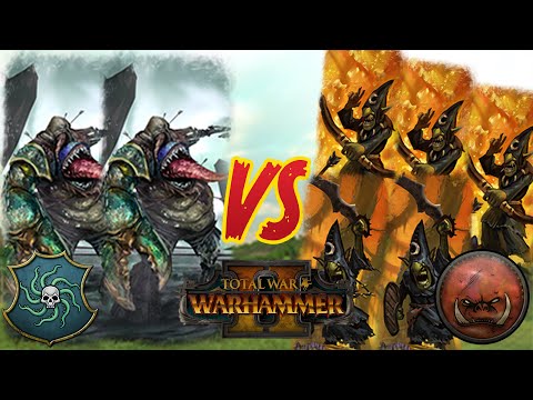 RANK 9 HULKS - Vampire Coast vs Greenskins // Total War: WARHAMMER II Multiplayer