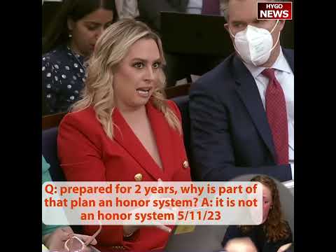 Q: Prepared For 2 Years — Why Is Part Of That Plan An Honor System? A: "It Is Not An Honor System"