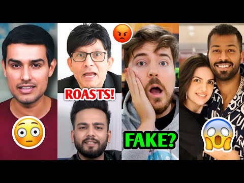 Celebs get HATE...BOYCOTT Bollywood Trends- Why? ????| Elvish Vs Dhruv & KRK Roast, MrBeast, Hardik |