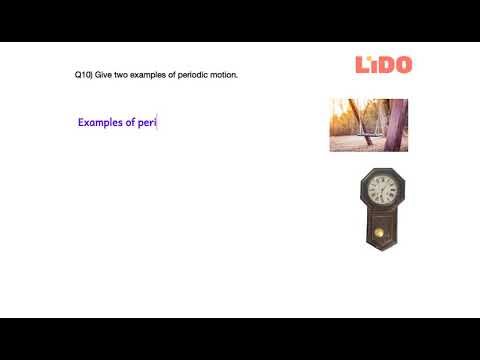 Examples Of Periodic Motion