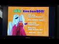 Sesame Street Elmo Says Boo 2002 DVD Menu Walkthrough