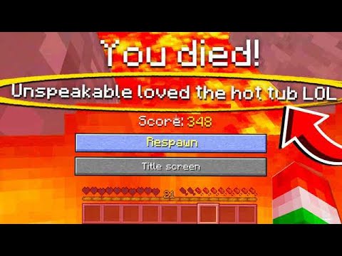 MOST RARE & FUNNIEST MINECRAFT DEATHS!