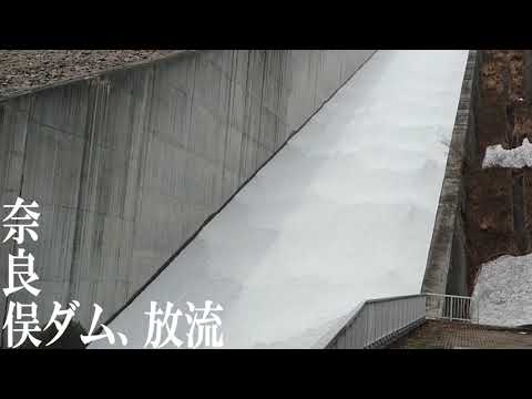 奈良俣ダム、放流