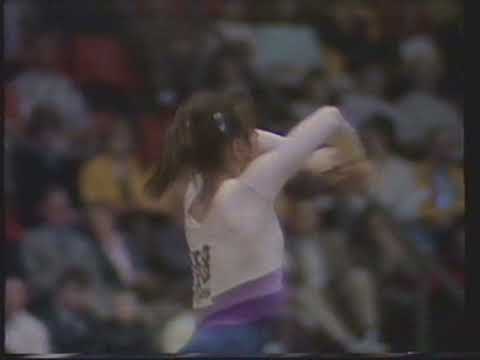 Elena Shoushounova (URS) - Europeans 1985 - Floor Exercise Final
