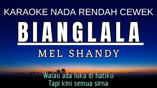 Download lagu Bianglala - Mel Shandy (Karaoke Lower Key Nada Rendah Wanita -2 Gm) mp3