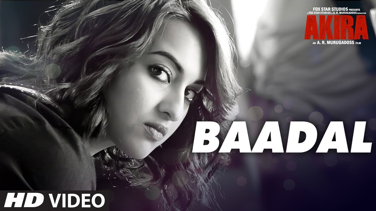 Baadal Lyrics  | Akira | Anurag Kashyap, Konkana Sen Sharma, Sonakshi Sinha | Sunidhi Chauhan | SHEKHAR
