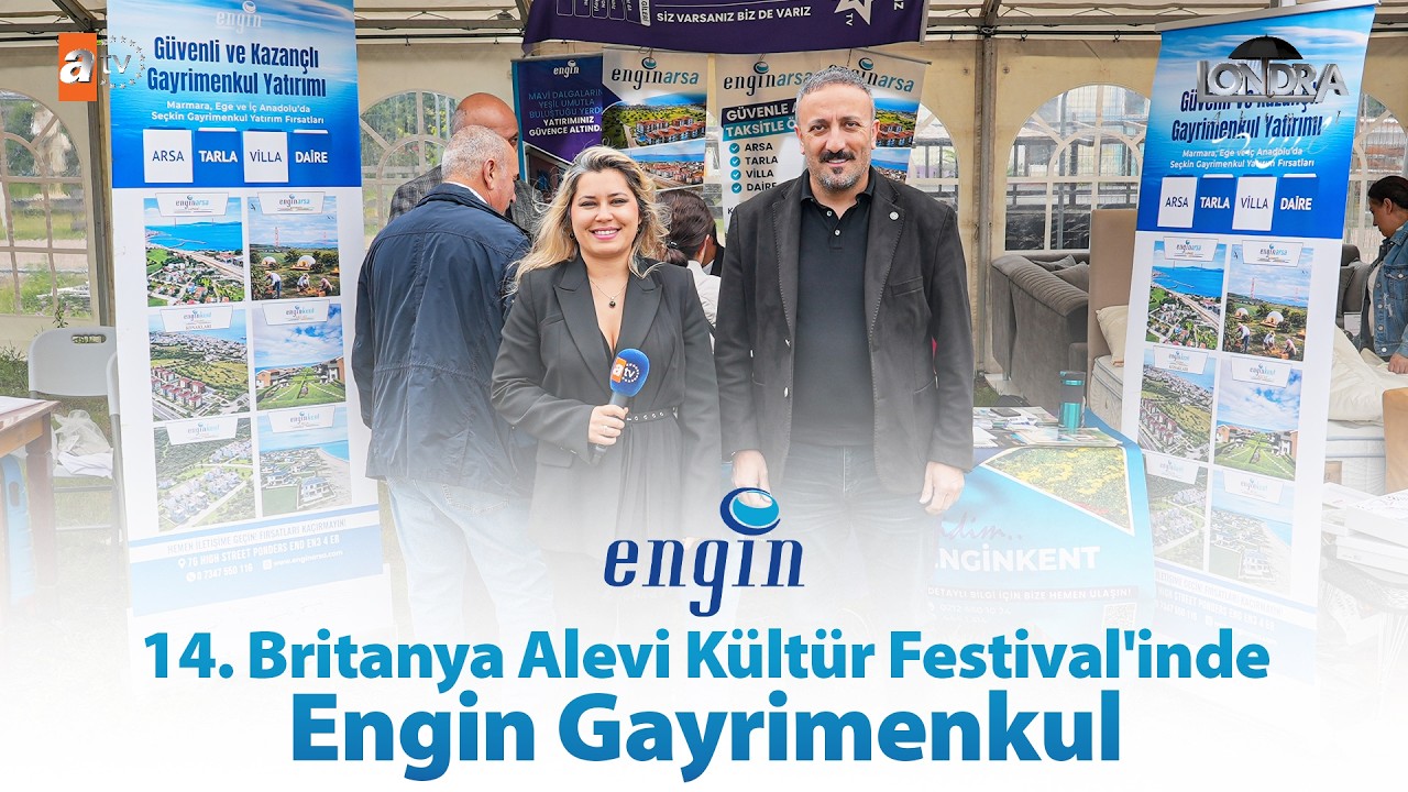 14. Britanya Alevi Kültür Festival'inde Engin Gayrimenkul.