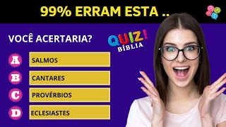 QUIZ BBLIA - Perguntas e Respostas | Nvel Fcil, Mdio, Difcil - #102 ZionQuiz!