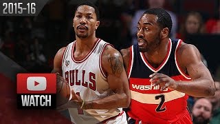 John Wall - Washington Wizards - Derrick Rose - Chicago Bulls