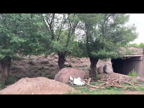 Caminhando pela rua Sovetskaya (Quirguistão, Cholpon-Ata)