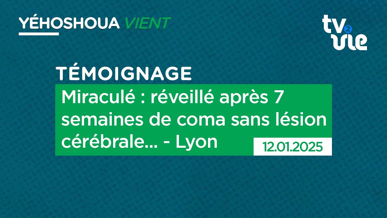 Thumbnail of video: Miraculé : réveillé après 7 semaines de coma sans lésion cérébrale... - Lyon