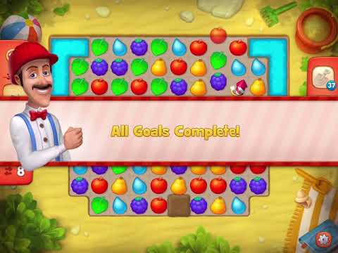 Gardenscapes Level 3226 With No Boosters - Hard Level - Investigation In The Park - Bonus Scene