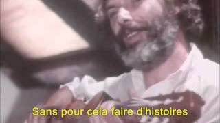 Georges Moustaki - Le Métèque (sous-titres en français)