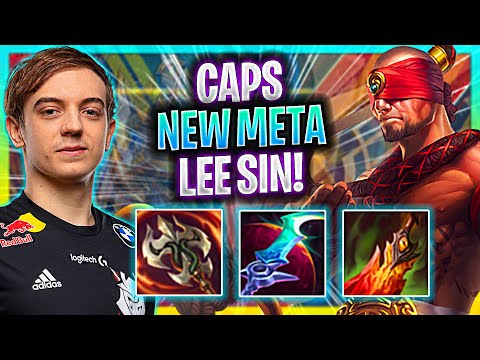 CAPS TRIES SOME LEE SIN NEW META MID! | G2 Caps Plays Lee Sin Mid vs Syndra! | Preseason 2023