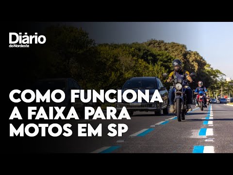 O que é a 'faixa azul' para motos e como ela é avaliada por especialistas em segurança viária
