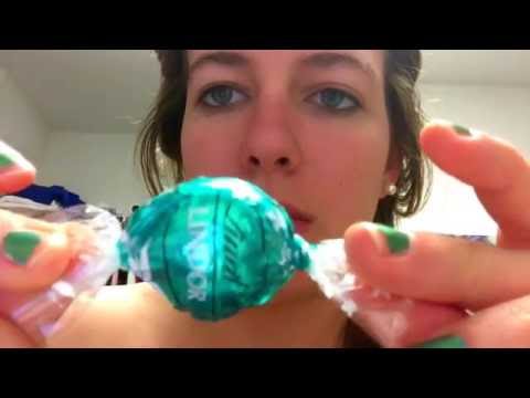 Unwrapping, Sucking, and Savoring Lindt Coconut Cream Chocolates - ASMR