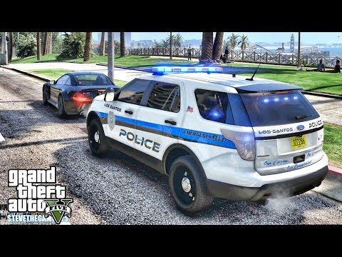 GTA 5 MODS LSPDFR 0.4.1 - EP 8 -  CITY PATROL!!! (GTA 5 REAL LIFE PC MOD)