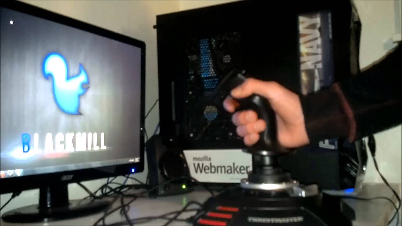 Джойстик Thrustmaster T-Flight Stick X, Warthunder pack для PC/PS3