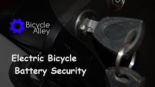 Picking The Lock On A Bafang Lithium-Ion Electric Bicycle Battery Using A Tie Wire